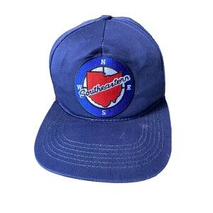 Vintage 1980's Southeastern Ohio Freight Lines Patch Trucker Snapback Hat Cap